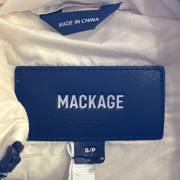 Mackage Sunset Hooded Zipper Closure Color Gradient Puffer Jacket Small - Picture 11 of 11